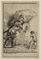KG 03569
<br/>
David en Goliath (B 36)
<br/>
<em>Rembrandt (1606-1669)</em>